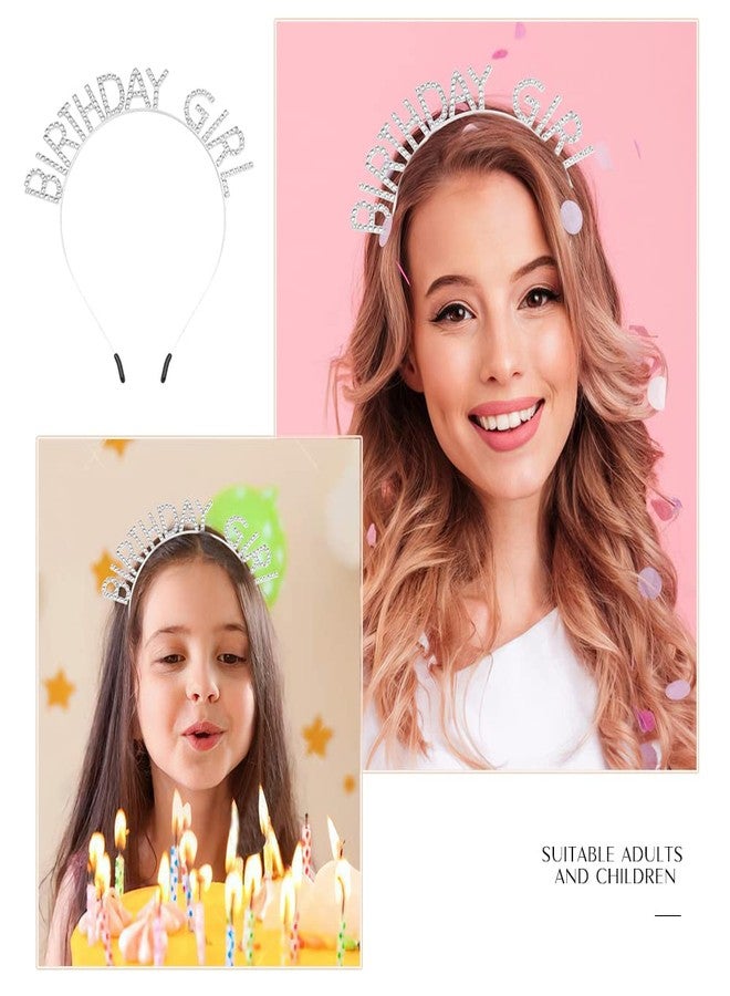 بي كيو ار يو يو وشاح عيد ميلاد PQRUU مع طوق رأس مرصع بأحجار الراين - وشاح أسود وأبيض، وتاج، وتيجان لتزيين حفلات أعياد ميلاد النساء - Image 5